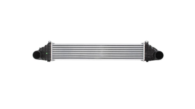 Intercooler Volvo C70, 03.2006-2013, S40 D5, 03.2006-2012, V50 D5, 03.2006-2012, motor 2.4 D5 132kw, diesel, cu/fara AC, aluminiu brazat/plastic, 650x113x50 mm, Behr/Hella, 