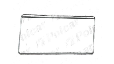 Dispersor sticla far Volvo 460 (445/464), 1991-12.1996, fara omologare, Dreapta