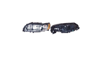 Far Volvo S60 (RS) 03.2004-03.2009 / V70 (P80) 06.2004-03.2007/ XC70 (SW) 05.2004-09.2007 TYC partea stanga electric fara motoras tip bec H7+H9, 30698825