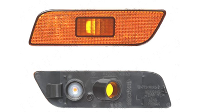 Lampa semnalizare Volvo S80 (Ts/Xt), 05.1998-04.2006, fata, Dreapta, W5W; portocaliu; fara suport becuri; omologare: ECE/SAE, DEPO