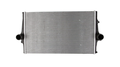 Intercooler Volvo S80, 06.1998-07.2006, V70, 08.2001-08.2007, motor 2.5 T 154kw, benzina, cu/fara AC, aluminiu brazat/plastic, 688x418x30 mm, SRLine, cu gaura pentru senzor de presiune 