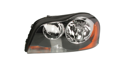 Far Volvo Xc90 (C/P28), 10.2002-05.2006, partea Stanga, tip bec H7+H7; electric; semnal galben; fara motor; cu cablaj, DEPO