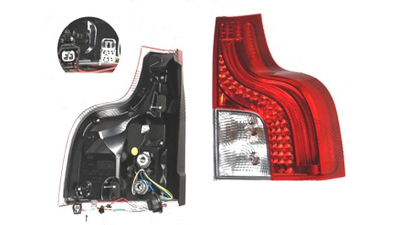 Stop spate lampa Volvo Xc90 (C/P28), 06.2006-, spate, Dreapta, inferior; LED+P21W+PY21W; cu suport becuri; omologare: ECE, HELLA
