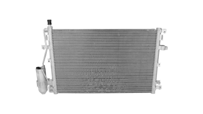Condensator climatizare Volvo XC90, 10.2002-12.2006, motor 2.4 D3/D5, 120 kw/136 kw diesel, cutie manuala/automata, full aluminiu brazat, 685 (630)x128 (418)x21 mm, cu uscator filtrat->197065