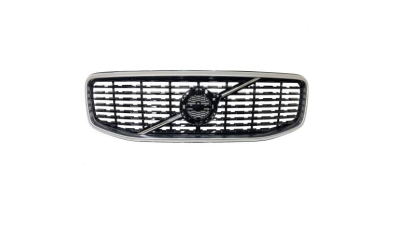 Grila masca radiator Volvo Xc60, 01.2017-, Fata, trepte orizontale; cromat/negru, Aftermarket