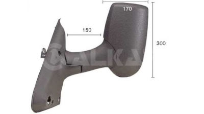 Oglinda exterioara stanga electrica convexa Alkar 9237960 Ford Transit Bus (Fd_ _, Fb_ _, Fs_ _, Fz_ _, Fc_ _) Transit Caroserie (Fa_ _) Transit Platou / Sasiu (Fm_ _, Fn_ _)