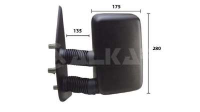 Oglinda exterioara dreapta manual convexa Alkar 9253961 Fiat Ducato Bus (230) Ducato Caroserie (230L) C25 Bus (280_, 290_) C25 Caroserie (280_, 290_) C25 Platou / Sasiu (280_, 290_) Jumper Bus (230P) 