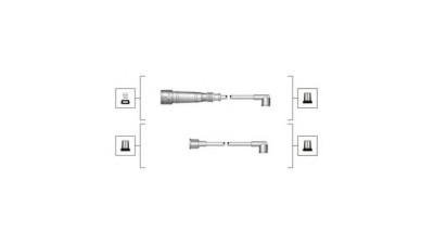 Set cablaj aprindere  MAGNETI MARELLI Seat Ibiza 2 (6K1) Arosa (6H) Cordoba (6K1, 6K2) Polo Cupe (86C, 80) Passat Variant (3A5, 35I) Polo (6N1) Polo (86C, 80) Polo Classic (86C, 80) Golf 3 (1H1) Tr