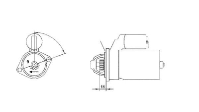 Electromotor fara piesa veche la schimb  MAGNETI MARELLI Toyota Corolla Liftback (E9) Avensis (T22) Avensis Liftback (T22) Avensis Station Wagon (T22) Carina E (T19) Carina E Sportswagon (T19) Carina 
