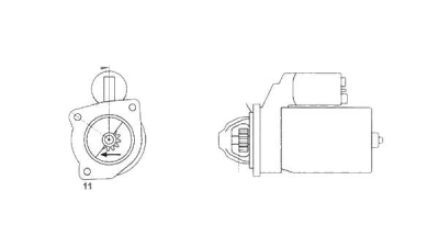 Electromotor fara piesa veche la schimb  MAGNETI MARELLI Renault Kangoo (Kc0/1) Clio 2 (Bb0/1/2, Cb0/1/2) Clio 1 (B/C57, 5/357) Clio 3 (Br0/1, Cr0/1) Twingo 1 (C06) Kangoo Express (Fc0/1) Modus / G