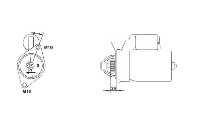 Electromotor fara piesa veche la schimb  MAGNETI MARELLI Bmw 8 (E31) 5 Touring (E34) 5 Touring (E39) 7 (E32) 7 (E38) Z8 (E52) X5 (E53) 5 (E39) 5 (E34)