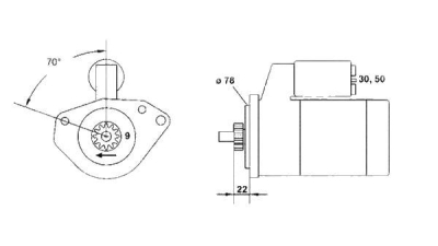 Electromotor fara piesa veche la schimb  MAGNETI MARELLI Opel Astra F Hatchback (53, 54, 58, 59) Astra F Van (55) Vectra A Hatchback (88, 89) Astra F Combi (51, 52) Vectra A (86, 87) Astra F (56, 57)