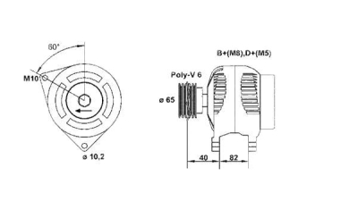 Alternator (fara piesa veche la schimb)  MAGNETI MARELLI Audi 100 Avant (4A, C4) 80 (8C, B4) A6 Avant (4A, C4) A6 (4B2, C5) A8 (4D2, 4D8) Cabriolet (8G7, B4) A6 Avant (4B5, C5) A6 (4A, C4) Passat Vari