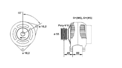 Alternator (fara piesa veche la schimb)  MAGNETI MARELLI Ford Mondeo 2 (Bap) Mondeo 1 (Gbp) Mondeo 2 Limuzina (Bfp) Mondeo 2 Combi (Bnp) Scorpio 2 Combi (Gnr, Ggr) Mondeo 1 Limuzina (Gbp) Mondeo I