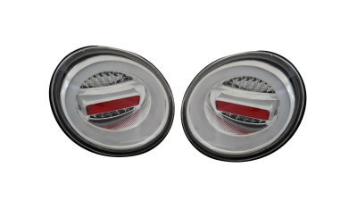 Set stopuri tuning VOLKSWAGEN BEETLE (1C/9C/1Y), 01.1998-05.2005, partea stanga+dreapta, Taiwan, indicator dinamic; LED; transparent, argintiu