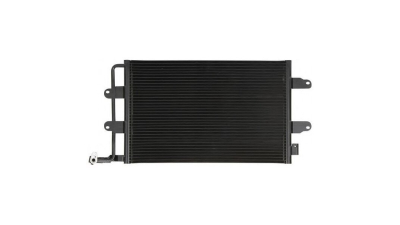 Condensator climatizare VW New Bettle Rsi; New Bettle (9C1, 1C1, 1Y7), 10.1999-12.2003, motor 3.2 V6, 165 kw benzina, cutie manuala, full aluminiu brazat, 590(540)x360(340)x16 mm, fara filtru uscator