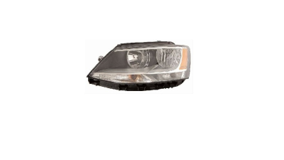 Far VOLKSWAGEN JETTA (1B), 07.2010-2016, partea Stanga, Taiwan, cu lumina de zi; Tip=USA; H7+H7+P21W+PY21W+W5W; manual; halogen