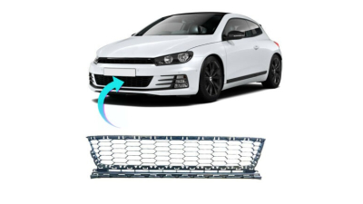 Grila bara VW Scirocco (1k8), 2014-, Fata, partea centrala, Aftermarket