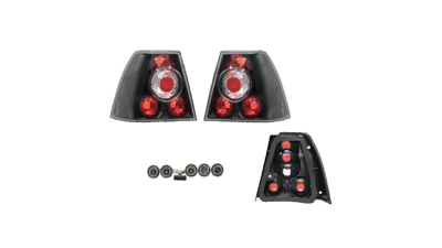 Set stopuri Spate VW Bora (1j5/1jm), 10.1998-11.2005, Sedan, partea Stanga+Dreapta, negru, transparent; cu locas bec; tuning; Omologare: ECE, Taiwan