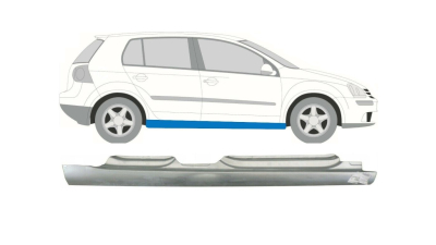 Prag VW GOLF 5 (1K), 10.2003-05.2009, model Hatchback 5 Usi, KLOKKERHOLM, partea dreapta, protectie