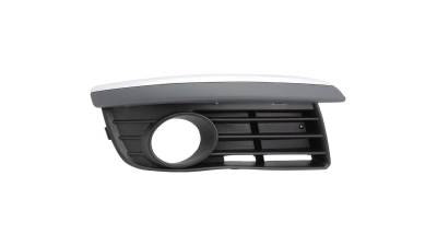 Grila bara fata Vw Jetta, Vw Golf V Variant 1K 2005-2010, Dreapta, capac proiector ceata complet cu element cromat 1K0853666E