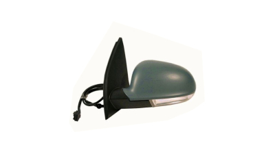 Oglinda exterioara VW Jetta 09.2005-09.2010 / Golf  5 Combi (1K5/1Km) 09.2005-2013, Partea Dreapta Crom Convex Electrica Cu Incalzire, cu semnalizare, carcasa grunduita, conector rotund, 6 pini