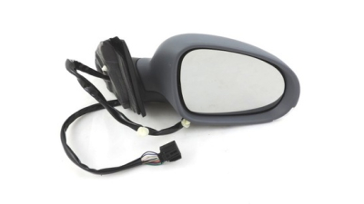 Oglinda exterioara VW Jetta / Golf Combi (1K5/1Km) 09.2005-09.2010 Partea Dreapta Crom Convex Electrica Cu Incalzire, cu semnalizare, carcasa grunduita, cu pliere, cu lampa perimetru