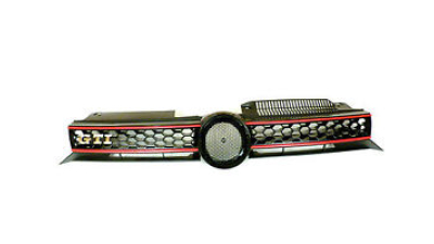 Grila radiator VW Golf 6 (1L), 10.2008-2013, cu dunga rosie, 5K0853651C, 951805-1 pentru modelul GTI; COLT RUPT
