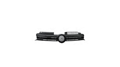Grila radiator, masca fata Vw Golf 6 (5k), 10.2008-2013, parte montare centrala, neagra, deschisa, 9518055R, Aftermarket