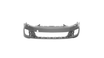 Bara fata VW Golf 6 (1L), 10.2008-2013 pentru modelul GTI/GTD, grunduit, cu gauri pentru spalatoare faruri, 5K0807217KGRU