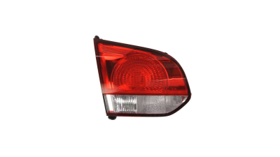 Stop spate lampa VW Golf VI (5K), 10.2008-2013 Model Hatchback, partea Stanga, partea inteRioara, tip bec W16W+W21W, cu suport becuri, fumurie, Hella