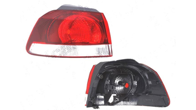 Stop spate lampa Volkswagen Golf 6 (5k), 10.2008-, spate, Stanga, Hatchback, partea exterioara; Tip= Hella; W16W+WY21W; fumuriu; fara suport bec, DEPO