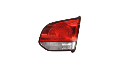 Stop spate lampa VW Golf VI (5K), 10.2008-2013 Model Hatchback, partea Dreapta, partea inteRioara, tip bec W16W+W21W, cu suport becuri, fumurie, Hella