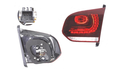 Stop spate lampa Volkswagen Golf 6 (5k), 10.2008-, spate, Dreapta, cabrio, partea interioara; LED+W16W; cu suport becuri, HELLA