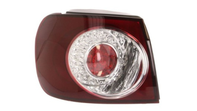 Stop spate lampa Vw Golf 6 Plus, 01.09-, spate, omologare ECE, fara suport bec, exterior, led, 5M0945095P; 5M0945095R; 5M0945095S, Stanga