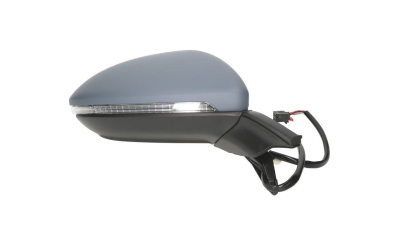 Oglinda usa exterioara VW GOLF 7 (5K), 2016-2020; GOLF 8, 11.2019-, View Max, partea dreapta, reglare electrica; grunduit; incalzit; sticla convexa; geam cromat; rabatabil; memorie; cu semnalizare; cu functie de unghi mort