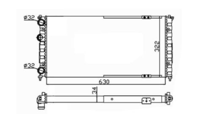 Radiator racire RNBC 952408-7