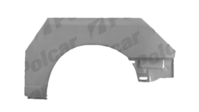 Segment reparatie aripa spate Vw Caddy Ii, 1995-2003, Seat Inca 1995-2003, Partea Stanga, Spate,