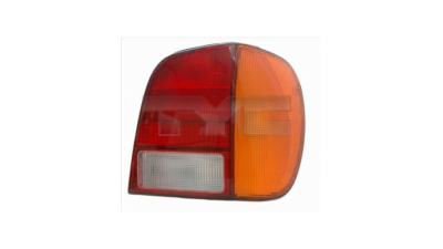 Stop spate lampa Vw Polo (6n) Hb, 10.94-08.99 Hatchback, spate, omologare ECE, fara suport bec, rosu-galben, 6N0945095; 6N0945095H; 6N0945111, Stanga