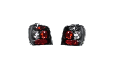 Set stopuri tuning VW POLO (6N) Hatchback, 10.1994-08.1999, Taiwan, partea stanga+dreapta, negru, transparent; cu locas bec;