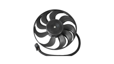 GMV ventilator radiator Seat Arosa, 1997-2004, motor 1.4 TDI, diesel, cutie manuala, cu AC, 250/60 W; 345 mm; 3 pini, 
