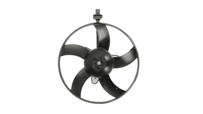 GMV ventilator radiator VW Polo (9N), 2005-2009, motor 1.4, 1.6, benzina, fara AC, 60 W; 325 mm; 2 pini, 