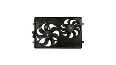 GMV radiator electroventilator Seat Cordoba (6l2), 2002-2009 1,4 16v 55kw Cv Automata; 1,8 Tdi 74kw/2,0 85kw Cv Manuala/Automata, Diesel/Benzina,  300/150W; 345/290 mm, plastic, 3+3 pini, Aftermarket