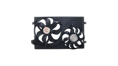 GMV radiator electroventilator Vw Polo (9n) 2001-05.2005 Motor 1, 4 16v 55kw Cu Ac Cv Automata; 1, 9 Tdi 74kw Cu/Fara Ac Diesel/Benzina, dimensiune 250/150W; 345/290mm; plastic, Aftermarket