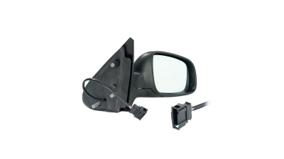 Oglinda exterioara VW Polo (6N2) Hatchback 10.1999-09.2001 Partea Dreapta Crom Convex Manuala Prin Cablu Fara Incalzire, carcasa grunduita, View Max