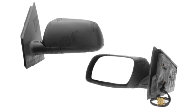 Oglinda exterioara VW Polo (9N) Hatchback 10.2001-04.2005 Partea Stanga Crom Asferica Electrica Cu Incalzire, carcasa neagra, cu 5 pini