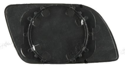 Geam oglinda VW Polo (9N) Hatchback 10.2001-04.2005 Partea Stanga Crom Asferica Fara Incalzire, View Max