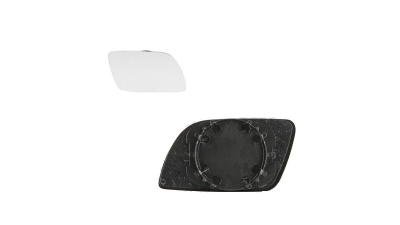 Geam oglinda VW POLO (9N), 10.2001-04.2005, partea dreapta, sticla convexa; geam cromat