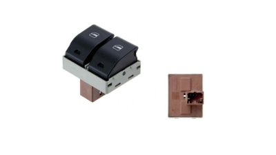 Buton , comutator macara usa Volkswagen Polo (9n/9n3), 10.2001-08.2009; Seat Ibiza/Cordoba (6l), 02.2002-04.2008, dublu