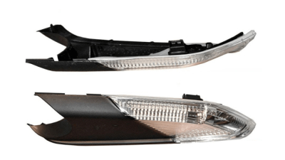 Lampa semnalizare oglinda Skoda Octavia II/Tour 2 (1z3/1z5), 06.0204-12.2012, Vw Polo (9n3), 04.2005-08.2009, cu LED , alba , omologare ECE, cu capac, 1Z0949101C, Stanga